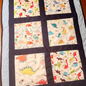 Handmade Quilt For Toddler/Baby Dinosaur Theme