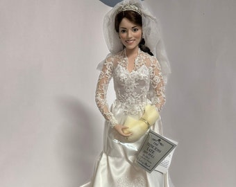 Danbury Mint princess Kate Bride Doll - Etsy