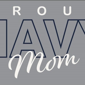 Proud Navy Mom 04 PNG SVG