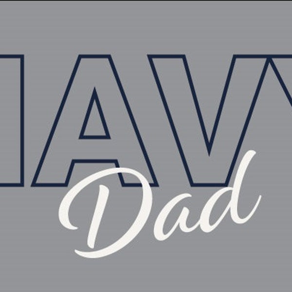 Navy Dad 04 PNG SVG