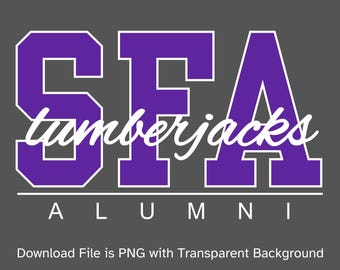 SFA Lumberjacks Alumni | University Retro Designs | Personalize or Custom Request | Design 02