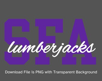 SFA Lumberjacks | University Retro Designs | Personalize or Custom Request | Design 01