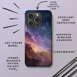 Celestial Galaxy Stars Phone Case | iPhone, Samsung, Pixel image 2