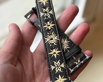 Western Gothic Vegan Leather Apple Watch Band