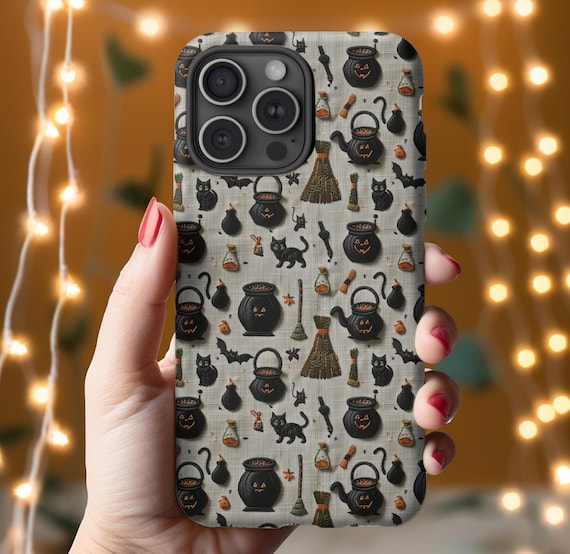 Witchy Halloween Phone Case | 3D Style iPhone, Galaxy, Pixel