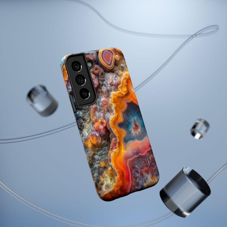Colorful Nature Phone Case |Fire Agate Design|iPhone, Galaxy, Pixel Bild 8