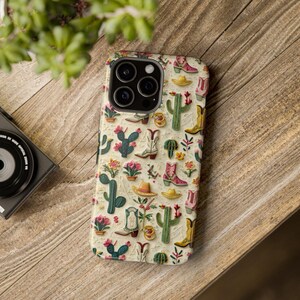 Western Phone Case| Embroidery-Style iPhone, Galaxy, Pixel image 8