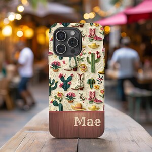 Western Phone Case| Embroidery-Style iPhone, Galaxy, Pixel image 6
