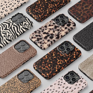 Animal Print Phone Case | Tortoise Shell, Leopard, Zebra