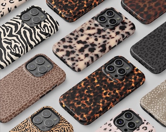 Animal Print Phone Case | Tortoise Shell, Leopard, Zebra