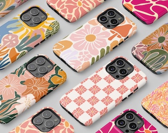 Floral, Matisse-Inspired Phone Cases |Retro Daisy Pattern|iPhone, Galaxy Pixel