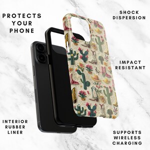 Western Phone Case| Embroidery-Style iPhone, Galaxy, Pixel image 4