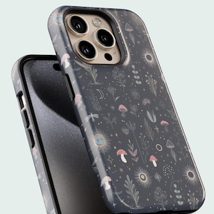 Celestial Phone Cases|Sun, Moon, Stars, Checkers, Whimsigoth|iPhone, Samsung Galaxy, Pixel image 9