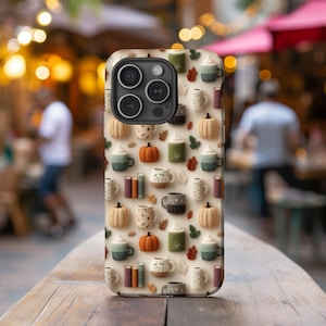 Books and Coffee Autumn Phone Case | iPhone, Galaxy, Pixel