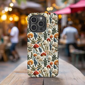 Mushroom Botanical Phone Case | Cottagecore Nature Design (MagSafe Compatible) afbeelding 9