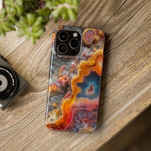 Colorful Nature Phone Case |Fire Agate Design|iPhone, Galaxy, Pixel Bild 7