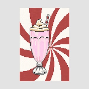 Brick Art, Milkshake Art, 4133 Bricks, Visual Wall Art, Wall Decor,  Modern Pop Art, Home Wall Art, Business Decor, Pop Culture Art