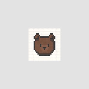 Brick Art, Bear, 204 Toy Bricks, Decor,  Home Decor, Colourful Art, Nursery Wall Art, Nursery Decor, Pop Culture Art, Unique Decor