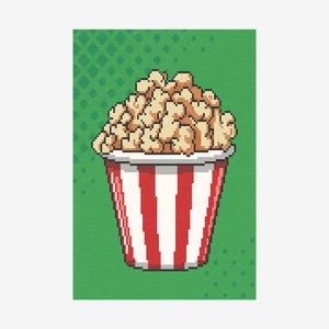 Brick Art, Popcorn Art, 4276 Bricks, Visual Wall Art, Wall Decor,  Modern Pop Art, Home Wall Art, Business Decor, Pop Culture Art