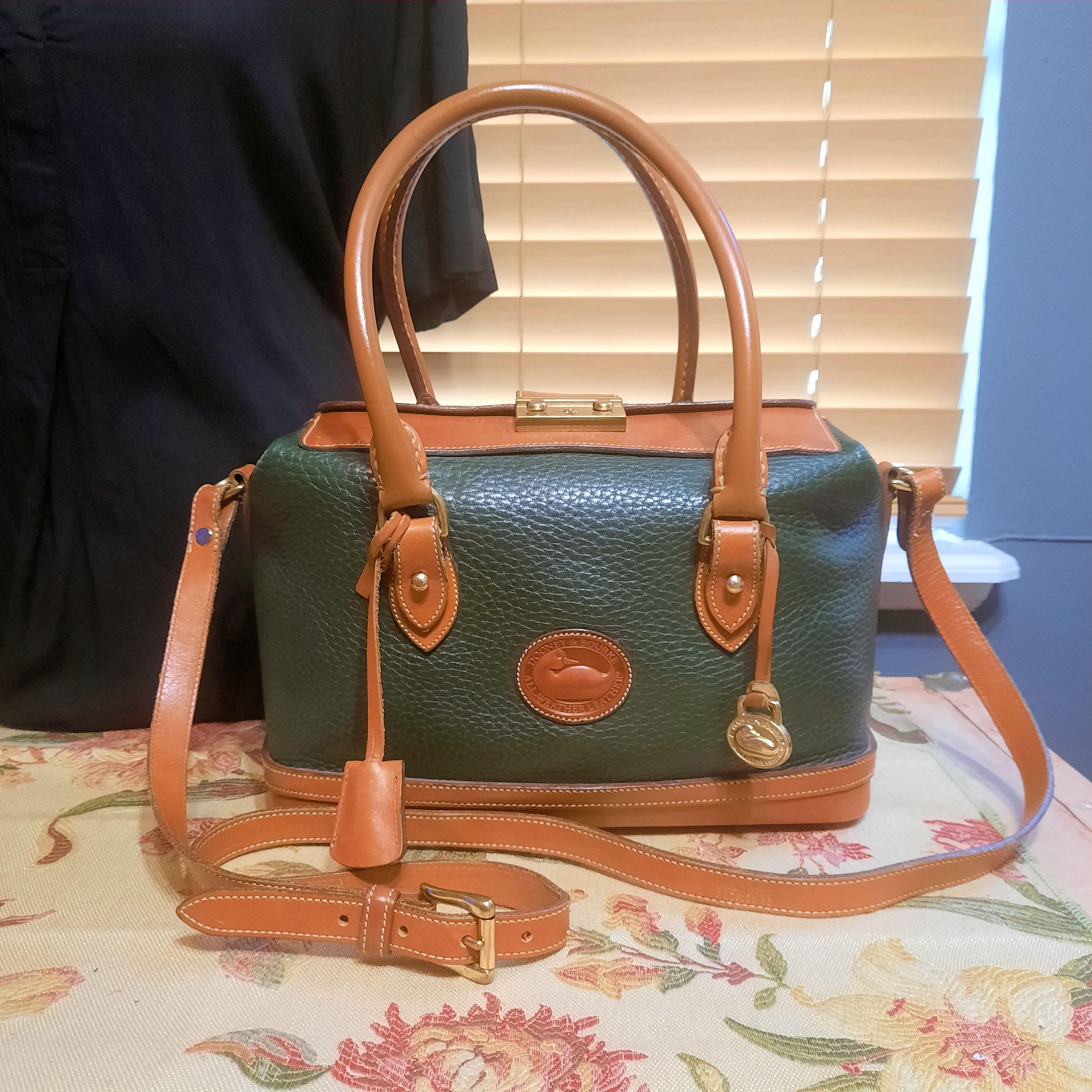 Vintage Green Dooney & Bourke Doctor Bag Dooney and Bourke R03