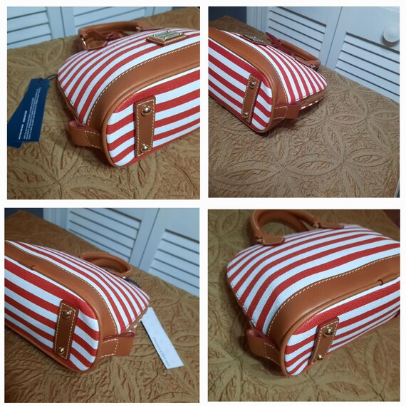 Dooney & Bourke Bitsy Bag NWT Dooney Bourke Red and White Striped Bitsy Bag Dooney Bourke Crossbody Dooney Bourke Bitsy View 4