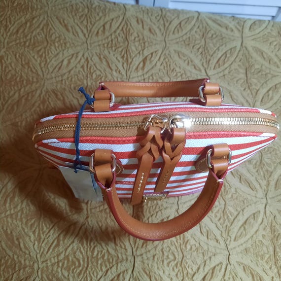 Dooney & Bourke Bitsy Bag NWT Dooney Bourke Red and White Striped Bitsy Bag Dooney Bourke Crossbody Dooney Bourke Bitsy View 6