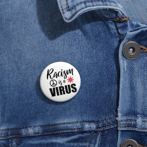 Anti-racism Pin Button, Activist Backpack Accessory, Social Justice Badge, Equality Protest Jewelry, Diversity Lapel Pin, Inclusion