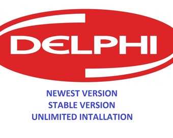 Delphi 2021.10B Universal Car & Truck Professional Diagnostic Software, LATEST RELEASE, Remote Support Available!!