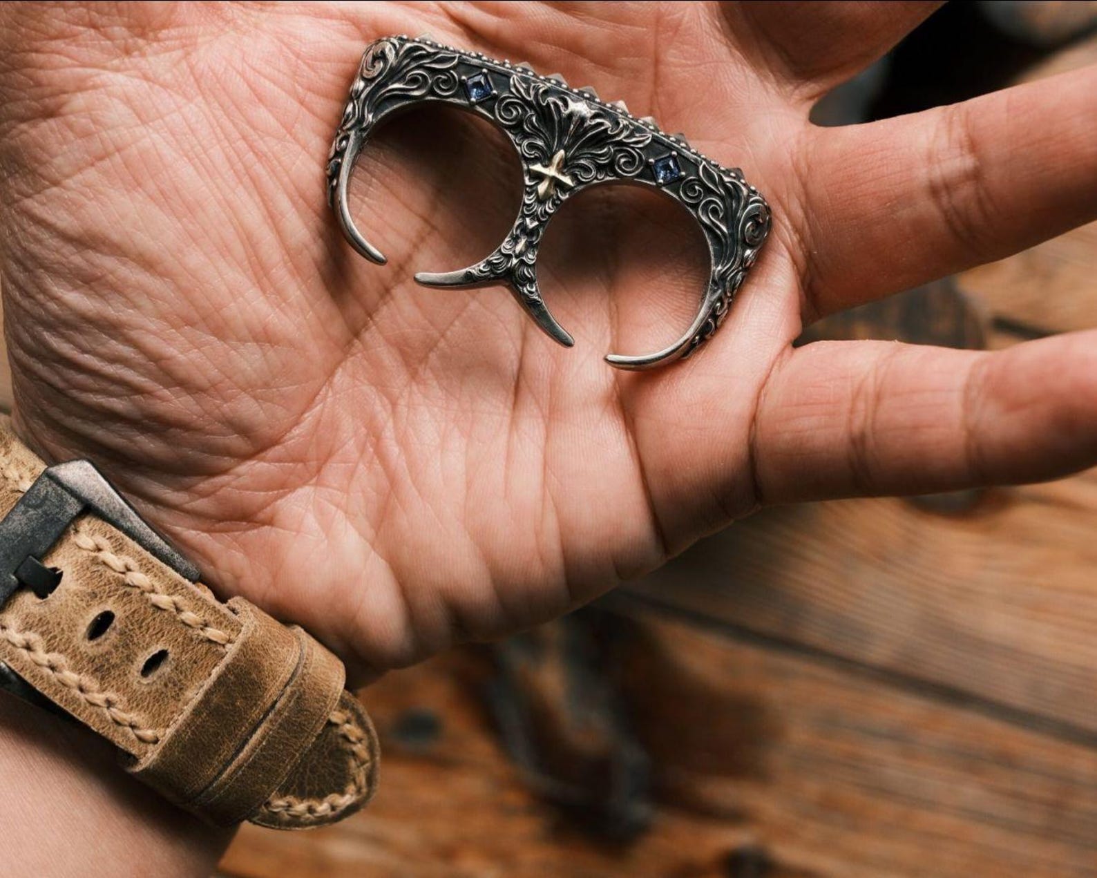 Chunky Double Ring