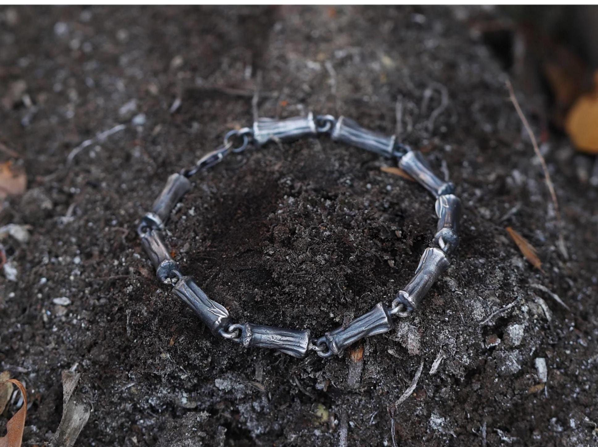 アクセサリー Bamboo section Bangle 51vk4DBF3YL._AC_SY535_.jpg