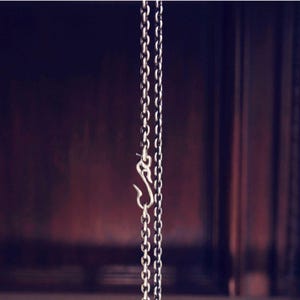 Geoxideerde zilveren ketting, S925 sterlingzilveren schakelketting, gotische slanghaaksluiting, Viking-hangerketting, zware zilveren ketting afbeelding 18