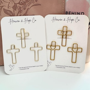 Guldkors Gem | 3-pack | Bokmärke för bibelbok och dagbok