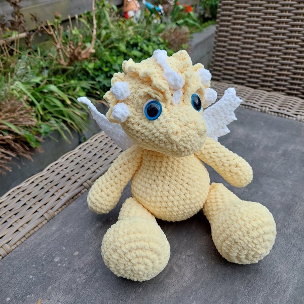 Sjakie Drakie , gehaakt/crochet  Dragon