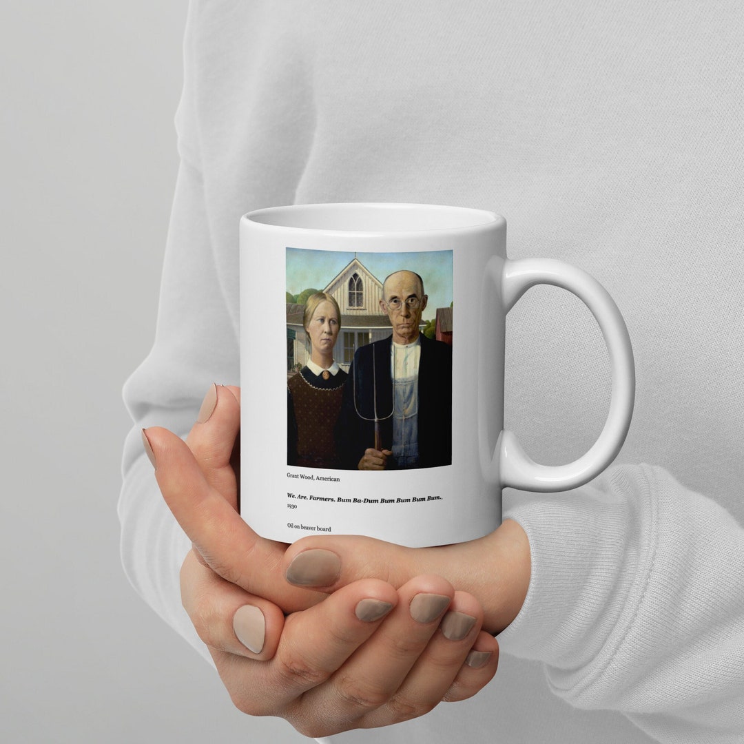 We Are Farmers Bum Bum Bum Jingle We Are Farmers. Bum Ba-dum Bum Bum Bum Bum, American Gothic, Art Lover