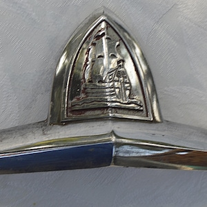 1946 - 1948 Plymouth Hood Ornament Emblem - Vintage Car Accessories - Antique Car Parts - Plymouth Hood Badge - Classic Car Emblem