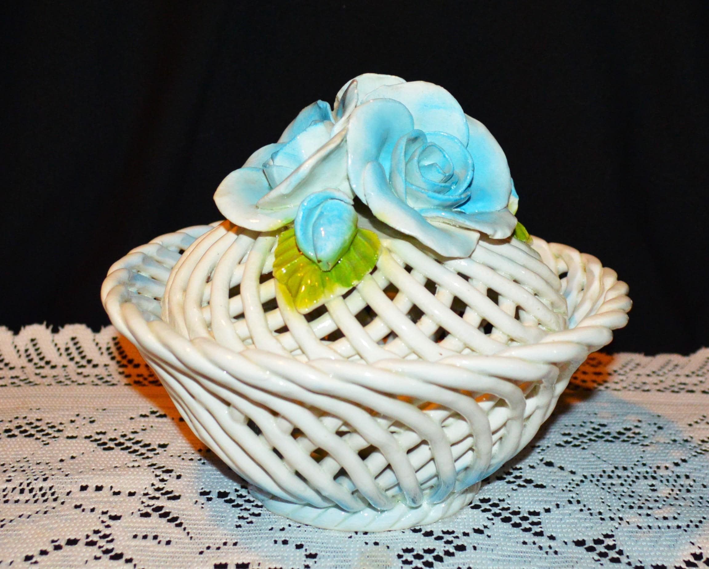 MURANO Decorato a Mano ムラノ ハイエナメル コンポート MURANO Decorato a Mano ムラノ ハイエナメル コンポート