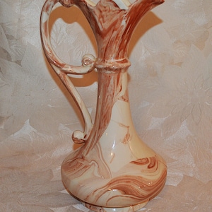 Montana Clays Handmade Pitcher Vase by Ella Arthur, Belgrade, Montana - Yellowstone Park Clay - Elegantly Handcrafted - Made in the USA