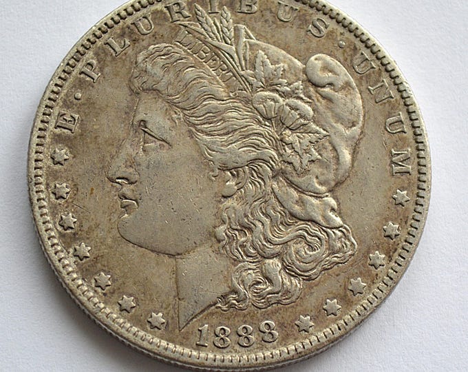1888 O - Morgan Silver Dollar - US Coin New Orleans Mint - 90 Percent ...