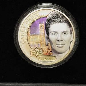 Authentic 2017 Upper Deck Grandeur Carey Price 1oz Silver Coin