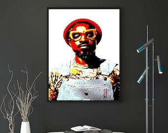 ANDRE 3000 Poster, Outkast, Music, Wall Decor
