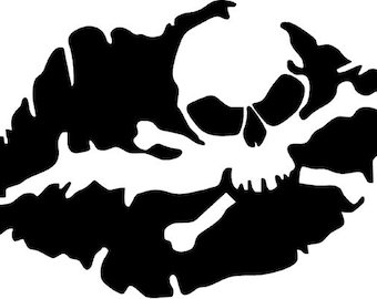 Kiss of Death Vinyl Decal
