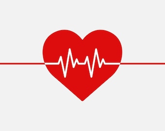 Heart Line Vinyl Decal