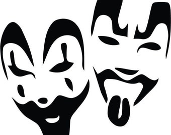 Juggalo Faces ICP Vinyl Decal