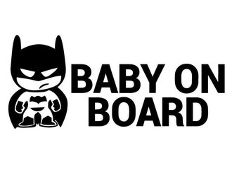 Super Baby on Board Vinyl Decal