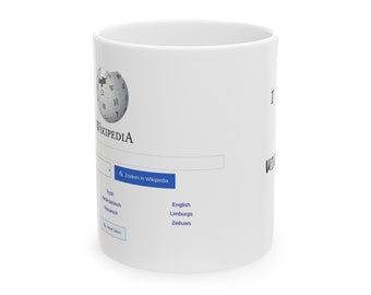 Mug I love wikipedia 330 ml