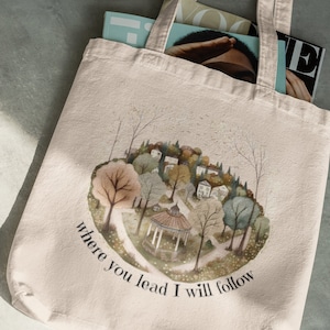 Gilmore Girls Tragetasche - Stars Hohle Herbstfest - Herbsttasche - Gilmore Girls Season - Eco Tragetasche - I Will Follow - Valentinstag Geschenk