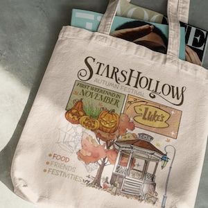 Gilmore Girls Tote Bag - Stars Hohle Herbstfest - Herbsttasche - Gilmore Girls Season - Eco Tote Bag - Lukes Tasche - Valentinstagsgeschenk