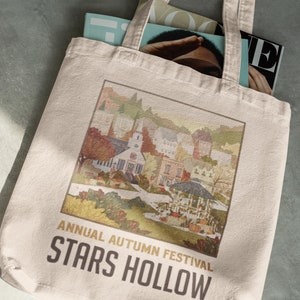 Gilmore Girls Tragetasche - Stars Hohl Herbst Festival - Herbst Tasche - Gilmore Girls Saison - Gilmore Girls Fan Geschenk - Herbst Geschenk - Gilmore