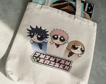 Gojo Satoru Tote Bag - Jujutsu Kaisen Tote Bag - Anime Bag - Anime Merch - Eco Tote Bag - Anime Lover Gift - Gift For Her - Valentines Gift