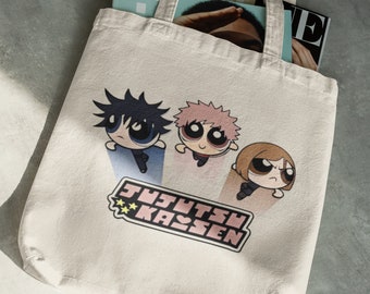 Gojo Satoru Tote Bag - Jujutsu Kaisen Tote Bag - Anime Bag - Anime Merch - Eco Tote Bag - Anime Lover Gift - Gift For Her - Birthday Gift